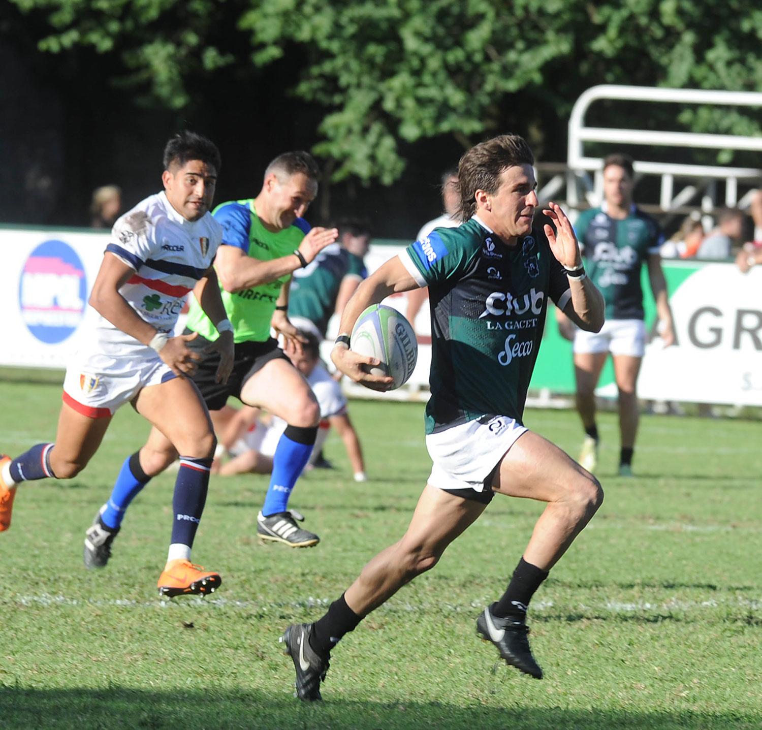 UNA MÁQUINA. Cuando Tucumán Rugby se lanza a jugar, es casi imparable.