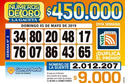 Los Números de Oro de LA GACETA