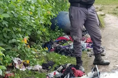 Tras un robo de moto, hallaron piezas en un tanque enterrado