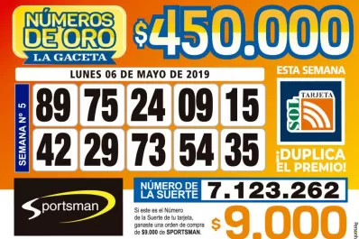 Los Números de Oro de LA GACETA