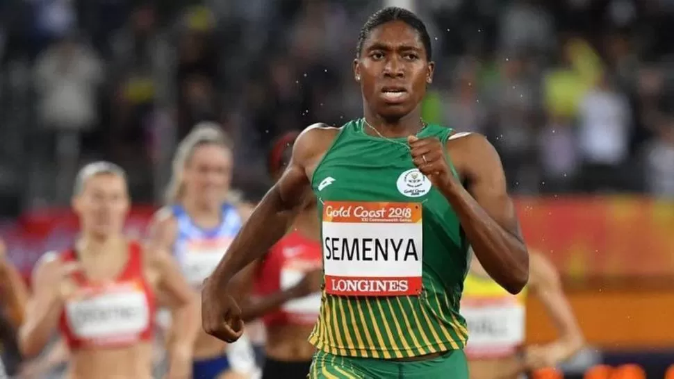 EN FOCO. Caster Semenya abrió el debate sobre la protección de la integridad del deporte femenino.  