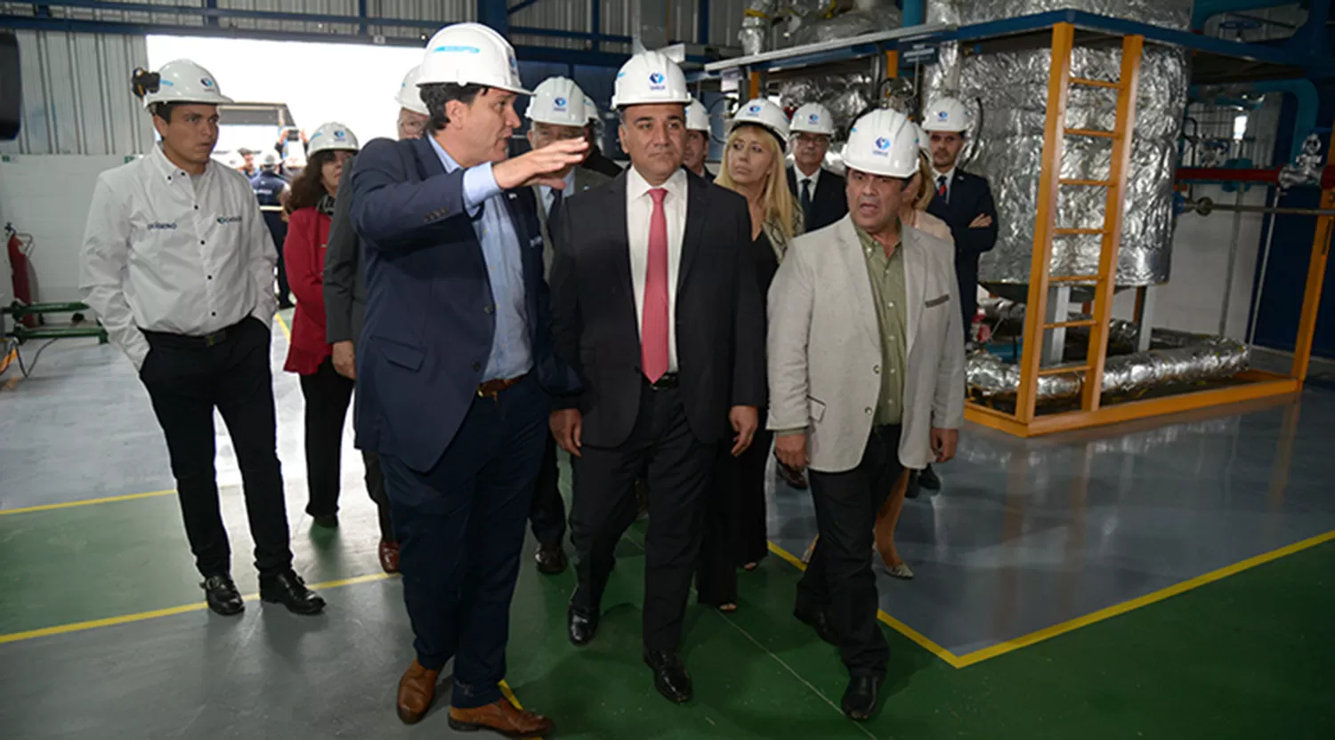 INAUGURACIÓN. El gobernador Manzur estuvo presente en la nueva planta.