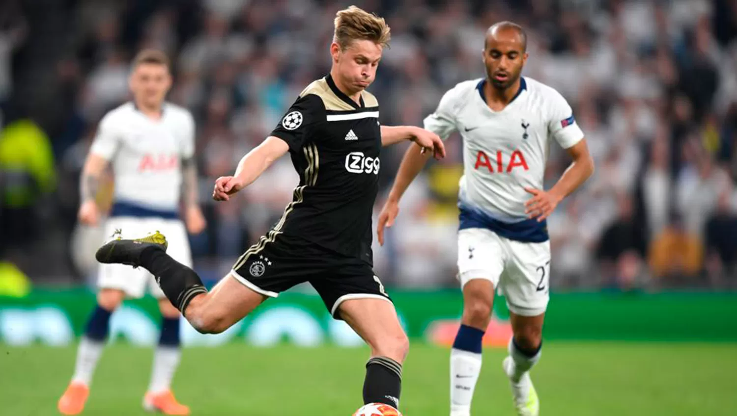 MANO A MANO. Ajax y Tottenham quieren llegar a la final.