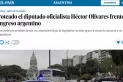 Los medios de todo el mundo reflejaron el ataque al diputado Olivares