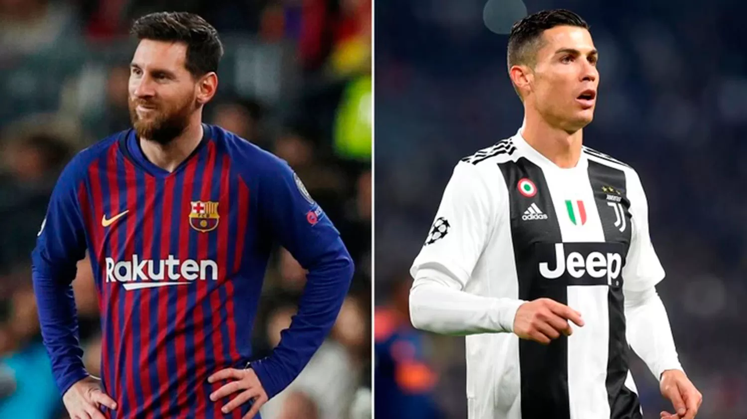 NO PODRÁN SER CAMPEONES. Messi y Cristiano Ronaldo se quedaron afuera de la final.