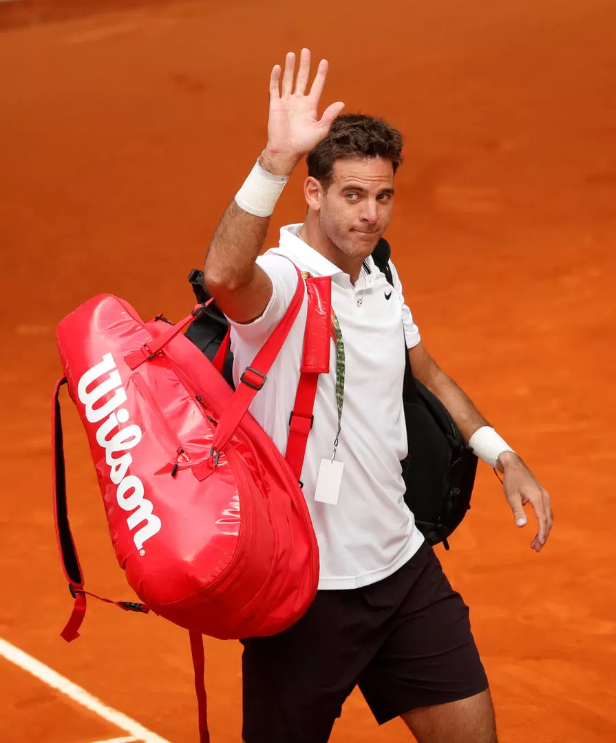 UNA Y UNA. Además del singles que perdió, “Delpo” ganó en dobles con Nishikori. reuters