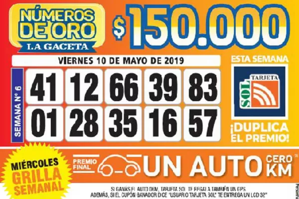 Los Números de Oro de LA GACETA