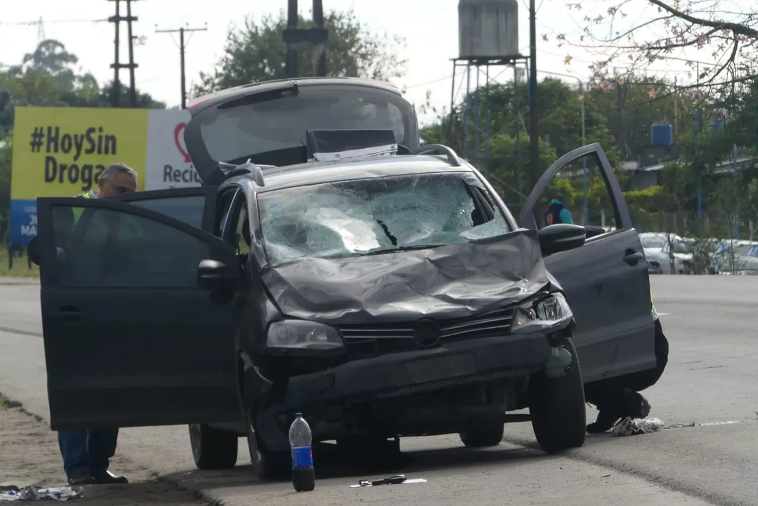 TRÁGICO ACCIDENTE. Fue en la vieja traza de la ruta 38, a la altura de Río Seco.