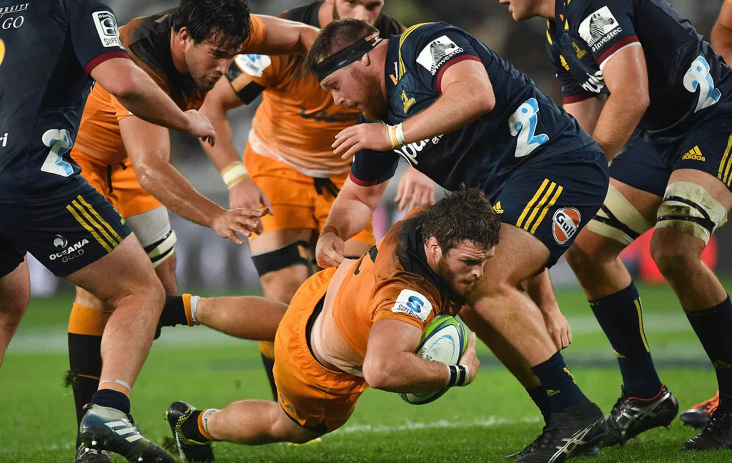 JAGUARES VS HIGHLANDERS. Los argentinos perdieron por 27 a 32.