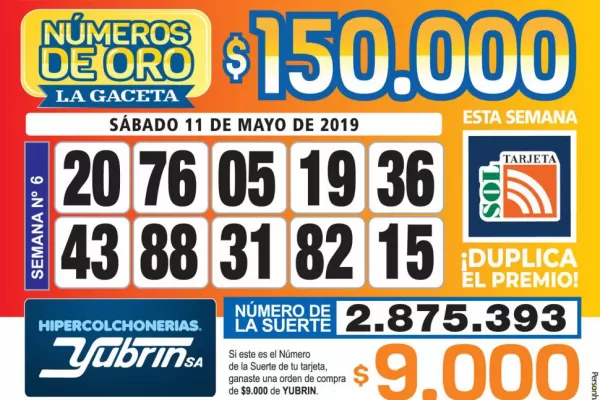 Los Números de Oro de LA GACETA