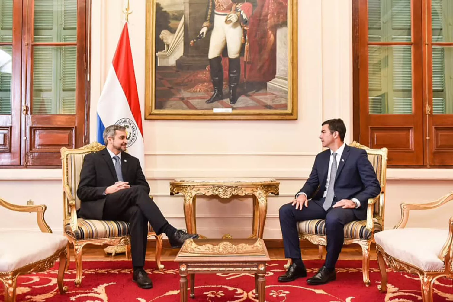 VISITA PRESIDENCIAL. Urtubey se reunión con el presidente de Paraguay, 