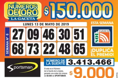 Los Números de Oro de LA GACETA