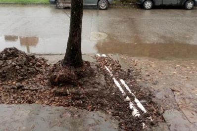 Rompieron las veredas, pero no las repararon