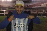 La emoción de un hincha de Atlético que se infiltró en el estadio de River