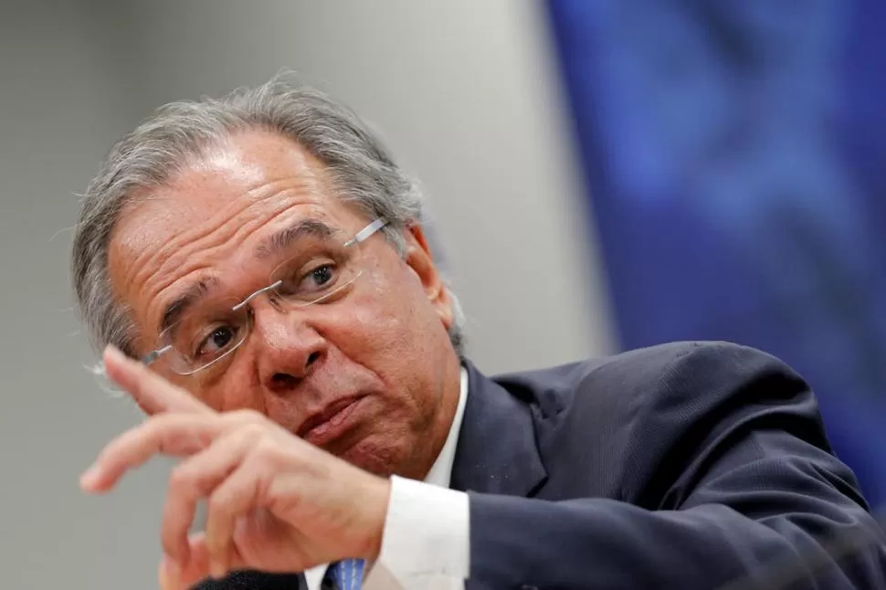 PRESUPUESTO. El ministro de Economía de Brasil expone ante diputados.  Reuters