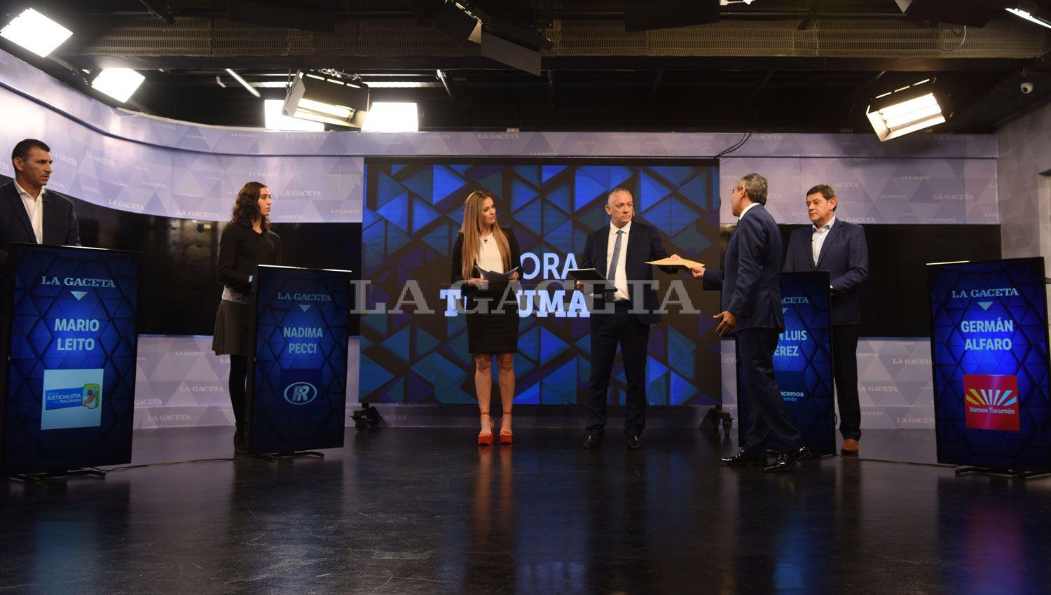 Debate de candidatos a intendente de la capital