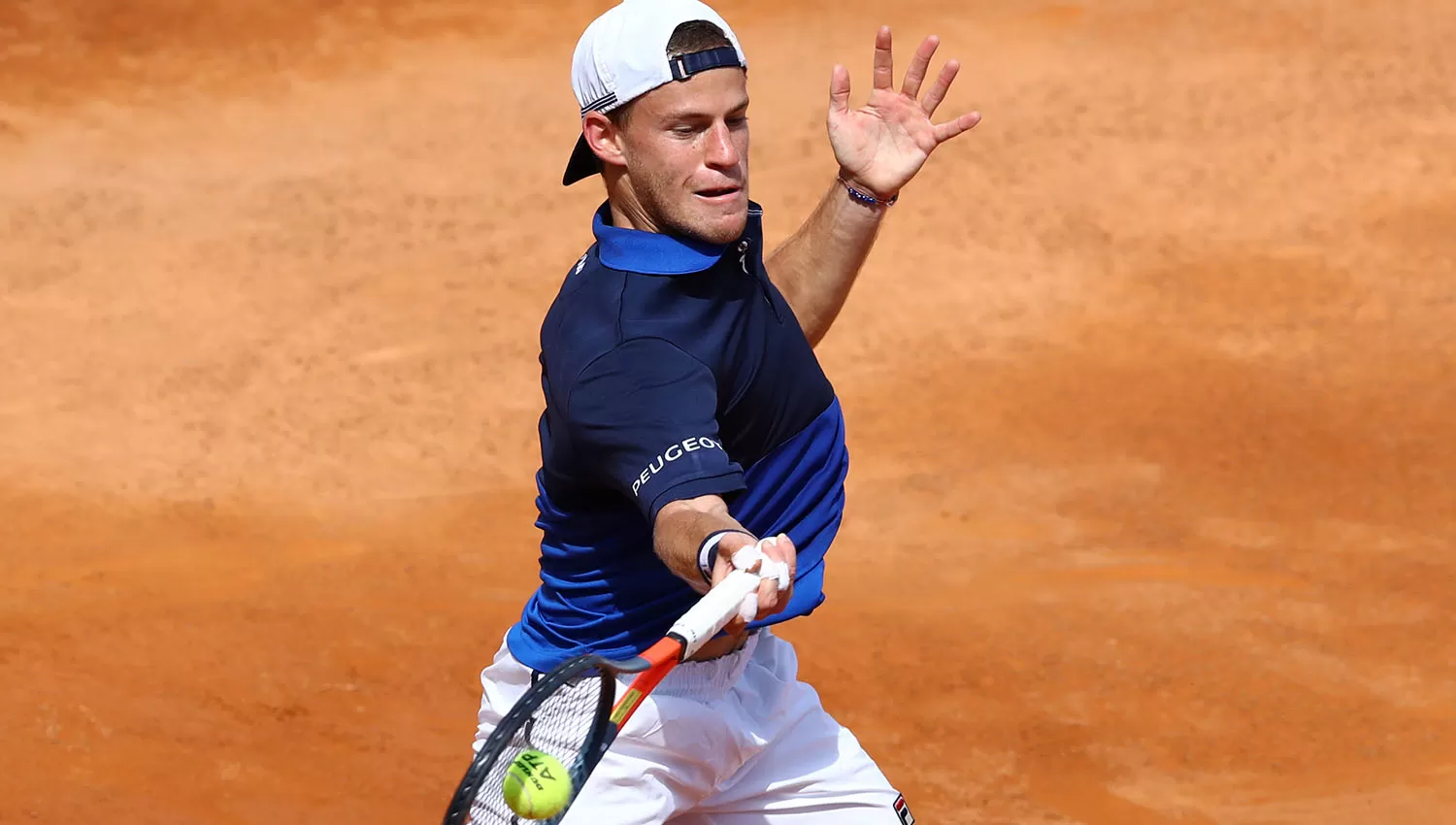 Diego Schwartzman uno de los triunfos más importantes de su carrera. (REUTERS)