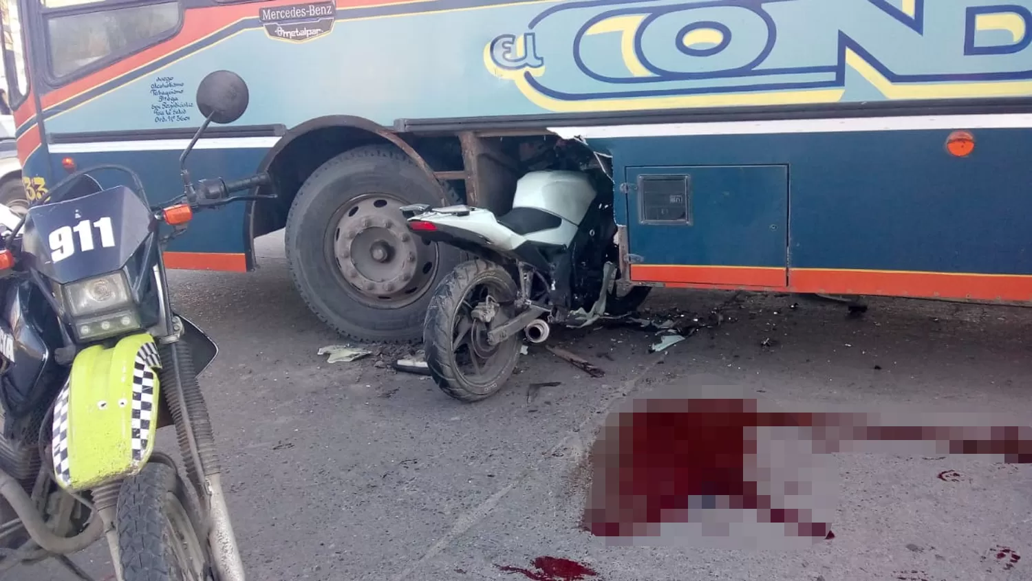 ACCIDENTE. Ocurrió en Fortunata García y Colón. 