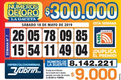 Los Números de Oro de LA GACETA