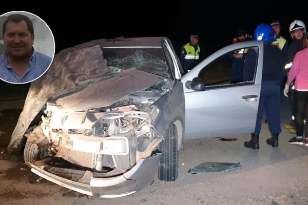 Un hombre murió en un choque frontal en Graneros