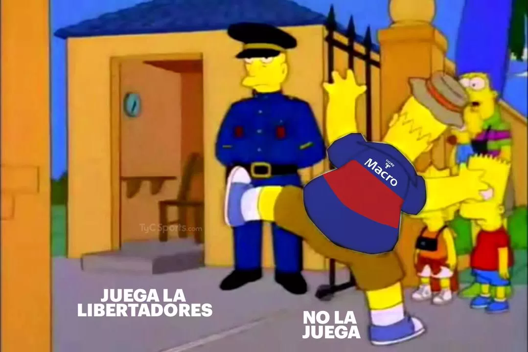 La imagen que utilizó TyC Sports para graficar la sorpresa que causó el anuncio de la Conmebol. 