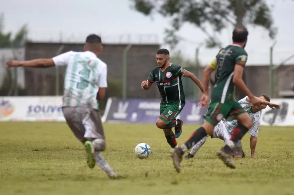 PURO TALENTO. Cristian Ibarra está recuperando el nivel de juego que se le elogiaba tanto en sus comienzos en Brown. la gaceta / foto de franco vera