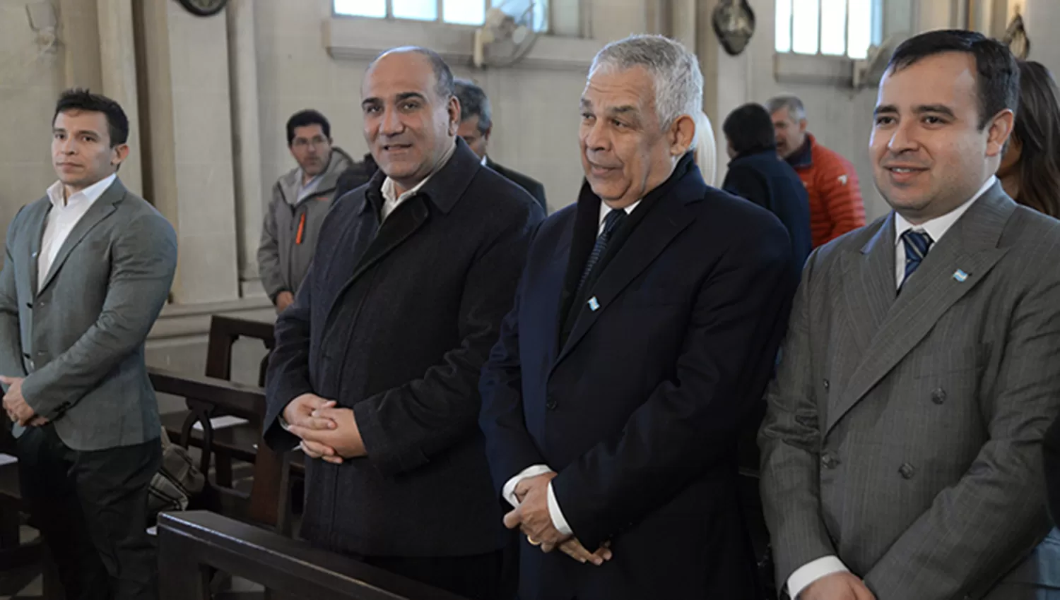 Manzur y Luque, durante la ceremonia de apertura de zafra del ingenio Concepción.