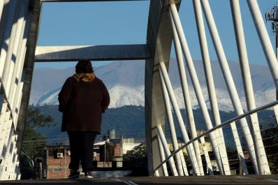 Los tucumanos sufrieron el frío pero disfrutaron de un paisaje único