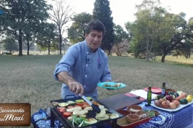 Hoy, en Cocinando con Maxi: calabacines rellenos con carne y vegetales