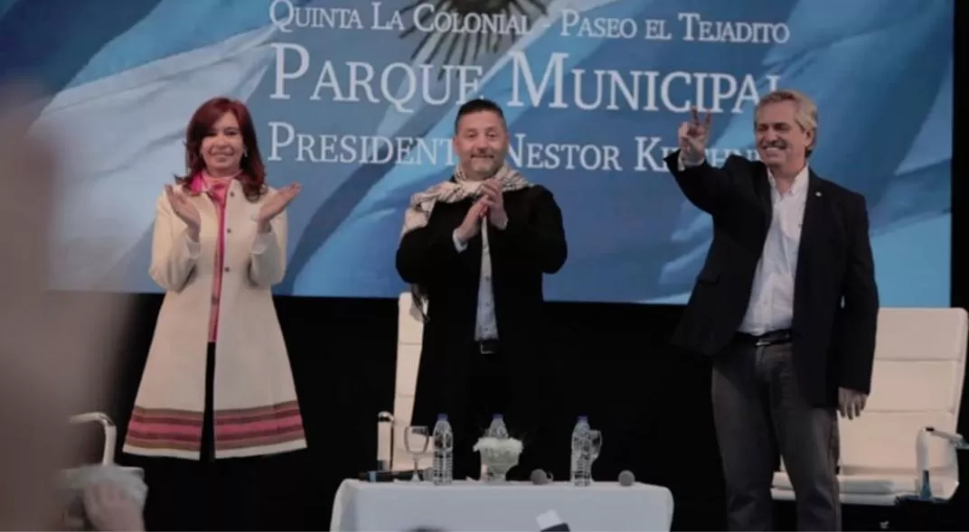 Alberto Fernández junto a Cristina: ningún argentino debe pagar el costo de una deuda