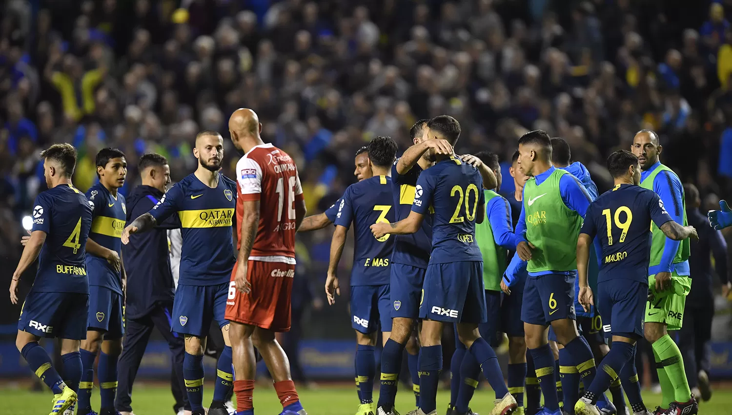 Boca se clasificó a la final con un ceñido triunfo sobre Argentinos. (TÉLAM)