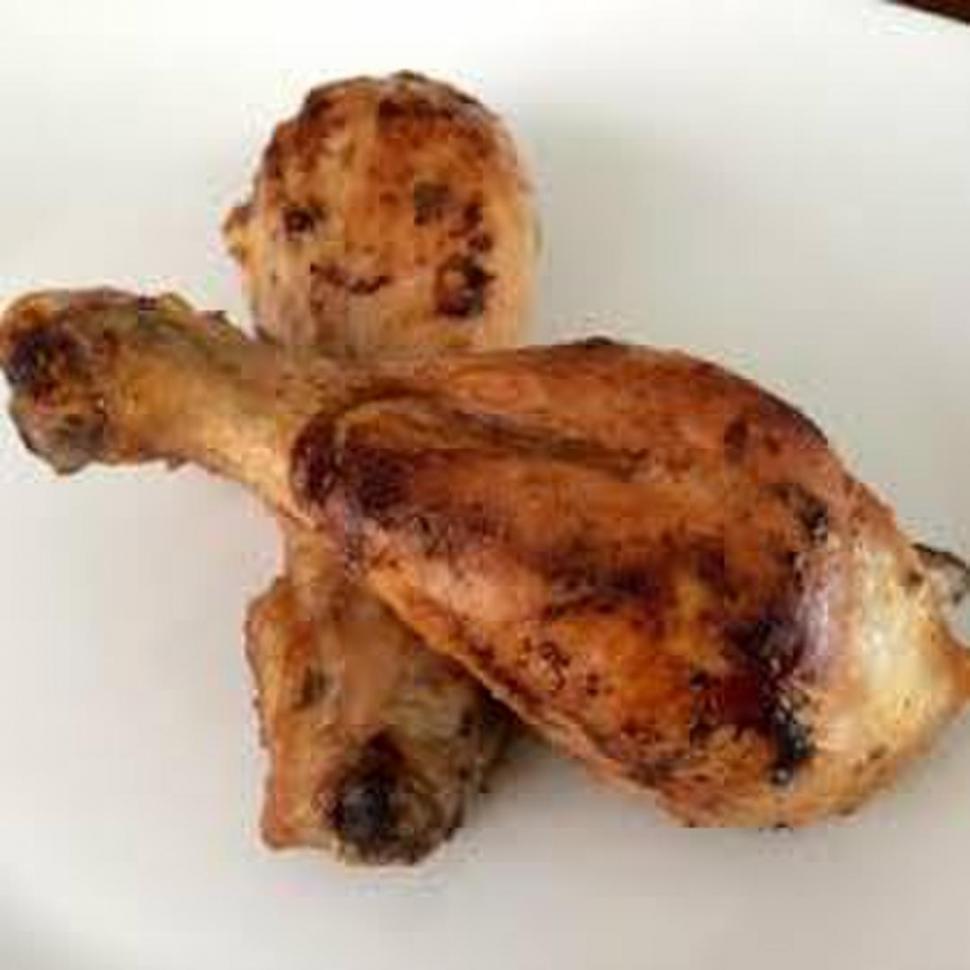 Muslos de pollo al coñac