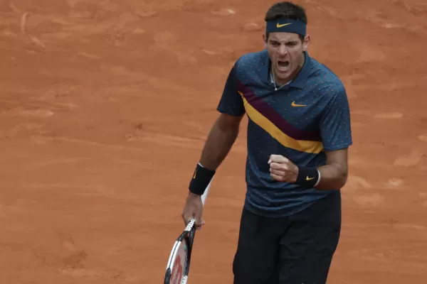 Del Potro pasó a segunda ronda en Roland Garros