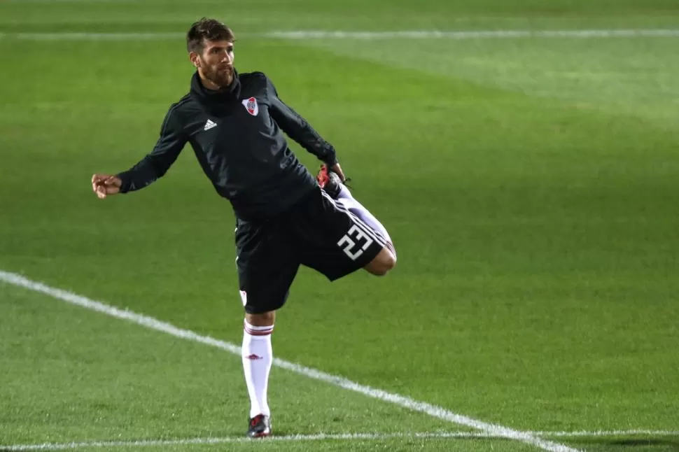 EXPERIENCIA. Leonardo Ponzio volverá a ser titular en River en la final. REUTERS