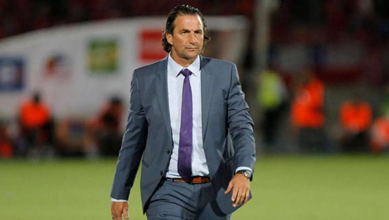 El entrenador Juan Antonio Pizzi.