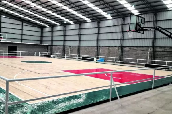 El flamante estadio de básquet, el nuevo orgullo del “Expreso Verde”