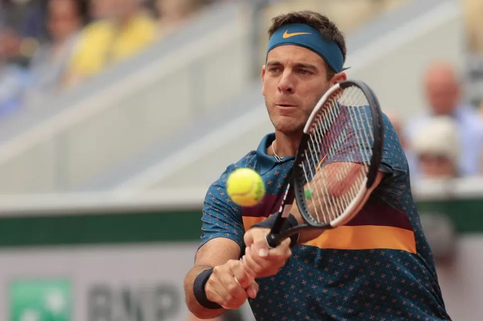 VA POR MÁS. Del Potro intentará seguir avanzando en el torneo, para eso debe vencer hoy a Khachanov.  