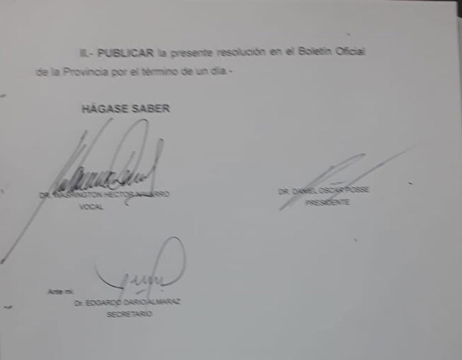 Cuestionado, Jiménez dio un paso al costado de la Junta Electoral