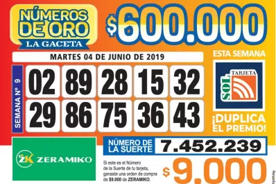 Los Números de Oro de LA GACETA