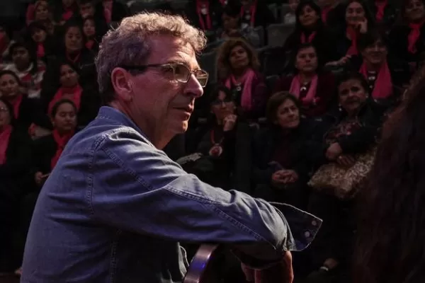 Ignacio Copani se presentó en Tucumán para mostrar su apoyo a Gabriel Yedlin