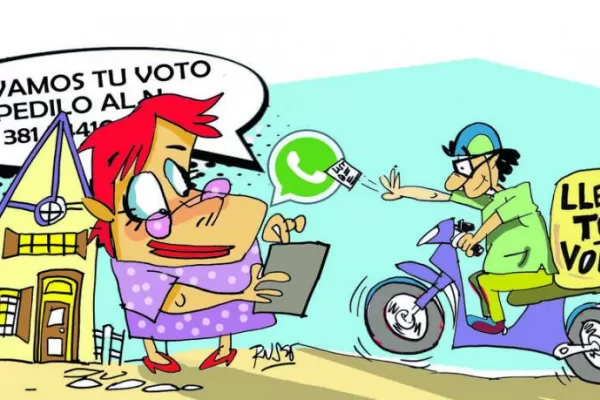 Delivery de votos: llevan la boleta a casa para fidelizar a los electores