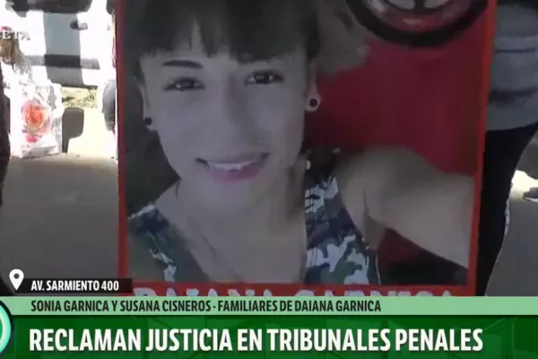 Familiares de Daiana Garnica pidieron justicia en los Tribunales penales