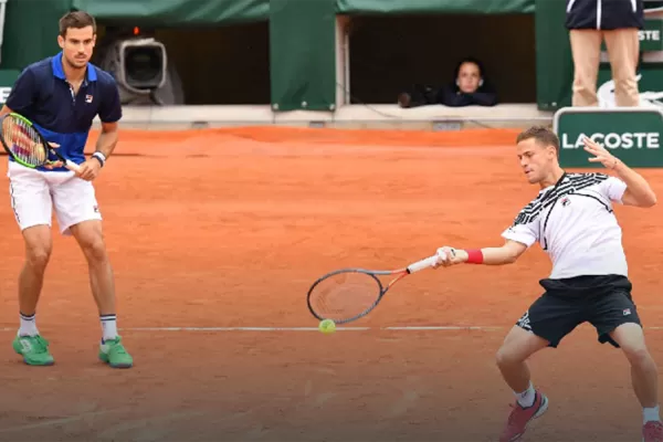 Roland Garros: la dupla Pella-Schwartzman quedó eliminada en semifinales