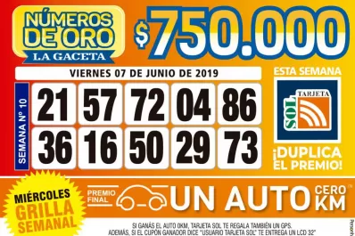 Los Números de Oro de LA GACETA