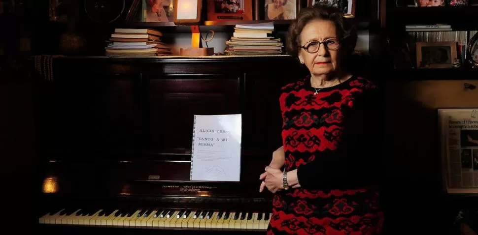 LA MAESTRA TERZIAN. Siempre adelantada a su época, de muy joven se inscribió en la vanguardia musical. CLARÍN / FOTO DE JULIO JUÁREZ.-