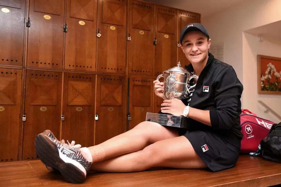 IDAS Y VUELTAS. Barty regresó al tenis en 2016, tras un exitoso año en el críquet. Reuters