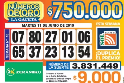 Los Números de Oro de LA GACETA