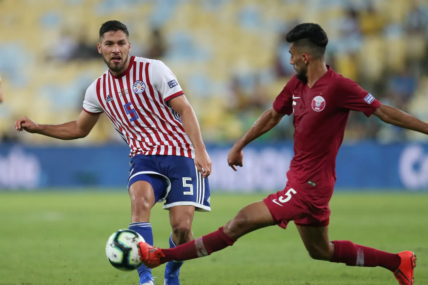 EMPATE. Paraguay y Qatar igualaron 2-2 en su debut.