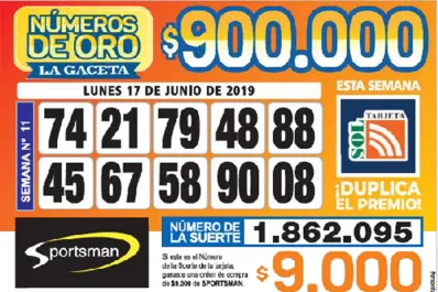 Los Números de Oro de LA GACETA