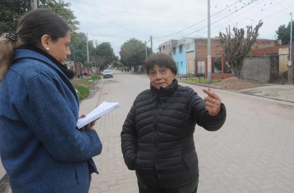 DOLIDA. Rosa Rivadeneira, la abuela del joven asesinado.  